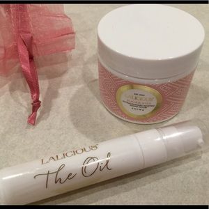 LALICIOUS body scrub and oil